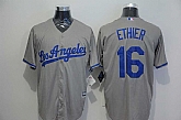 Los Angeles Dodgers #16 Andre Ethier Gray New Cool Base Stitched Baseball Jersey,baseball caps,new era cap wholesale,wholesale hats
